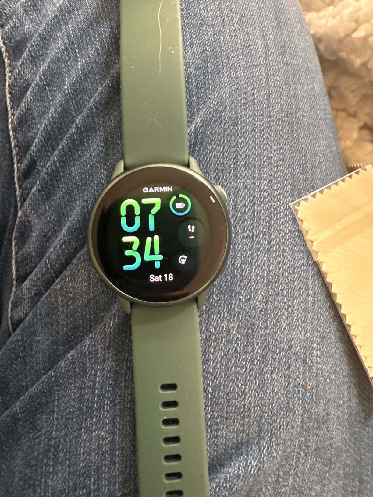 Garmin vívoactive 6 Health and Fitness GPS Smartwatch - AMOLED Display, Up to 11 Days Battery, Metallic Pink Dawn with Matching Band customer photo 1