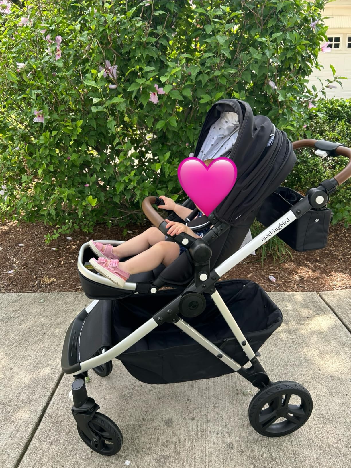 Mockingbird Single-to-Double Stroller 3.0 - Convertible Full Size Baby Stroller for 1, 2, or 3 Kids with 44 Possible configurations, Travel System Compatible - Sage customer photo 2