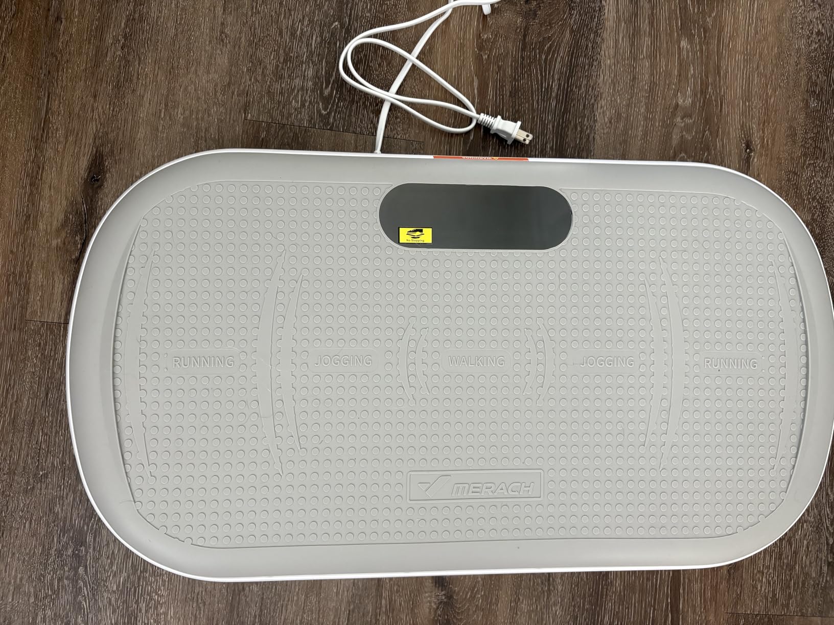 MERACH Vibration Plate Exercise Machine, Vibration Plate 440 Lbs Capacity, Bluetooth and Silicone Pedal, Stimulate Deep Fat, Vibration Plate for Lymphatic Drainage, Vibrating for Weight Loss customer photo 2