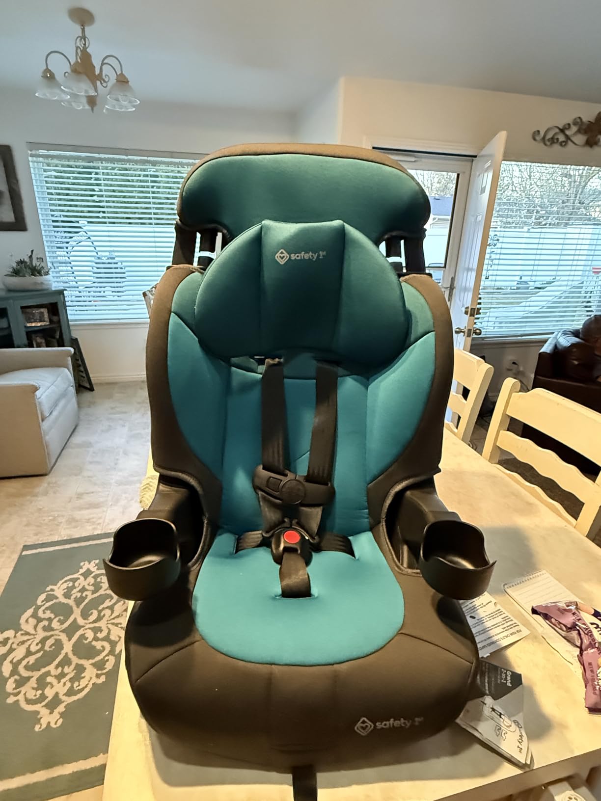 Safety 1st Grand 2-in-1 Booster Car Seat, Converts from High Back to Belt-Positioning Booster, High Back Seat for Kids 40-65, and Belt-Positioning 40-100 Pounds, Old Soul customer photo 2