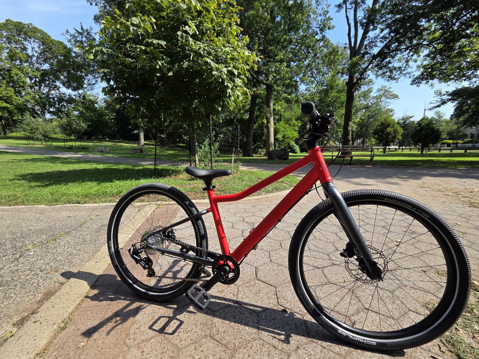 woom Explore Bicycle for Kids 6-14 Years Old, Road & Mountain Ready Bikes for Advanced Riders with Powerful Disc Brakes (24 Inch Wheels) customer photo 2