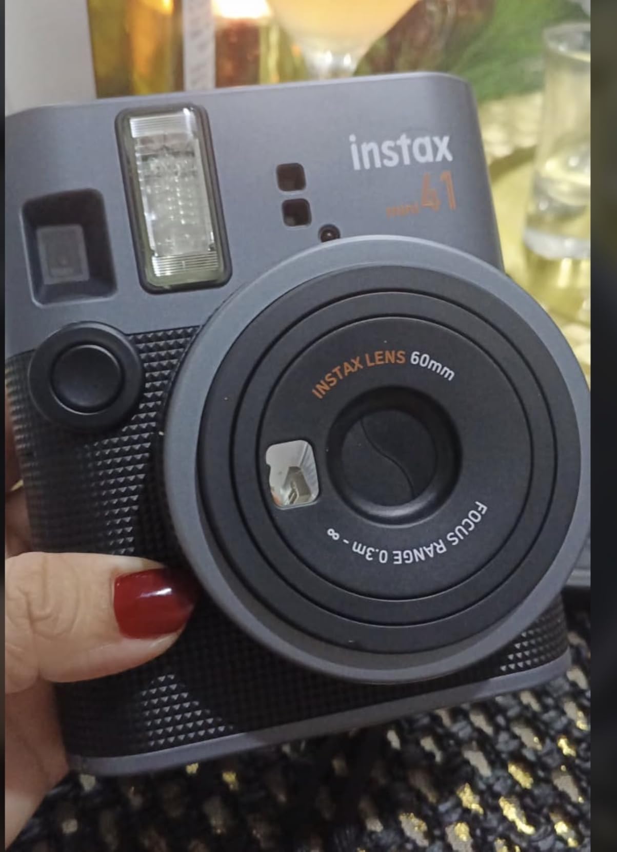 Mini 41 Instant Film Camera Bundle with Fujifilm Mini Film, Photo Album - Great Gift for Kids customer photo 2