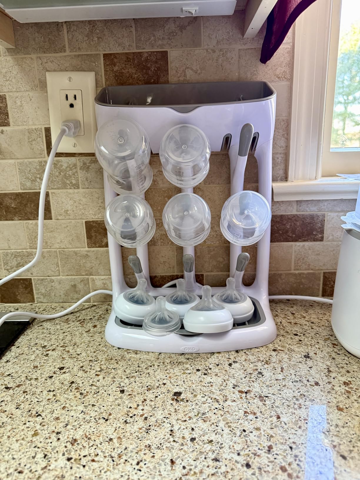 OXO Tot Expandable Drying Rack - Space-Saving Drying Rack | Newborn and Baby Essentials | Breastfeeding Essentials | Dry Baby Bottles | Save Space in Kitchen customer photo 1