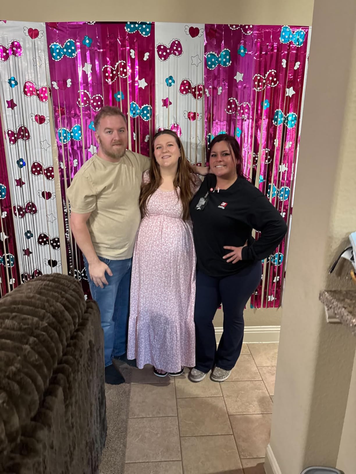 Maternity Dress Baby Shower - 2025 Photoshoot Pregnancy Summer Floral Maxi Off Shoulder Casual Dress customer photo 2