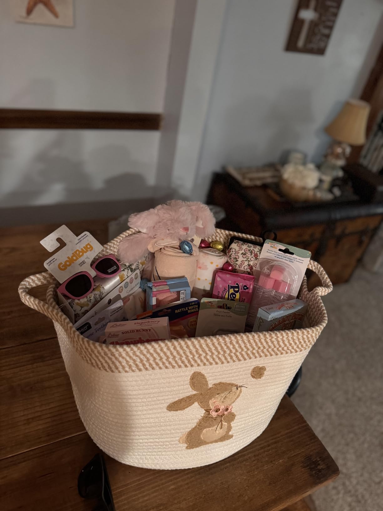 Giraffe Storage Basket for Nursery - Large 15