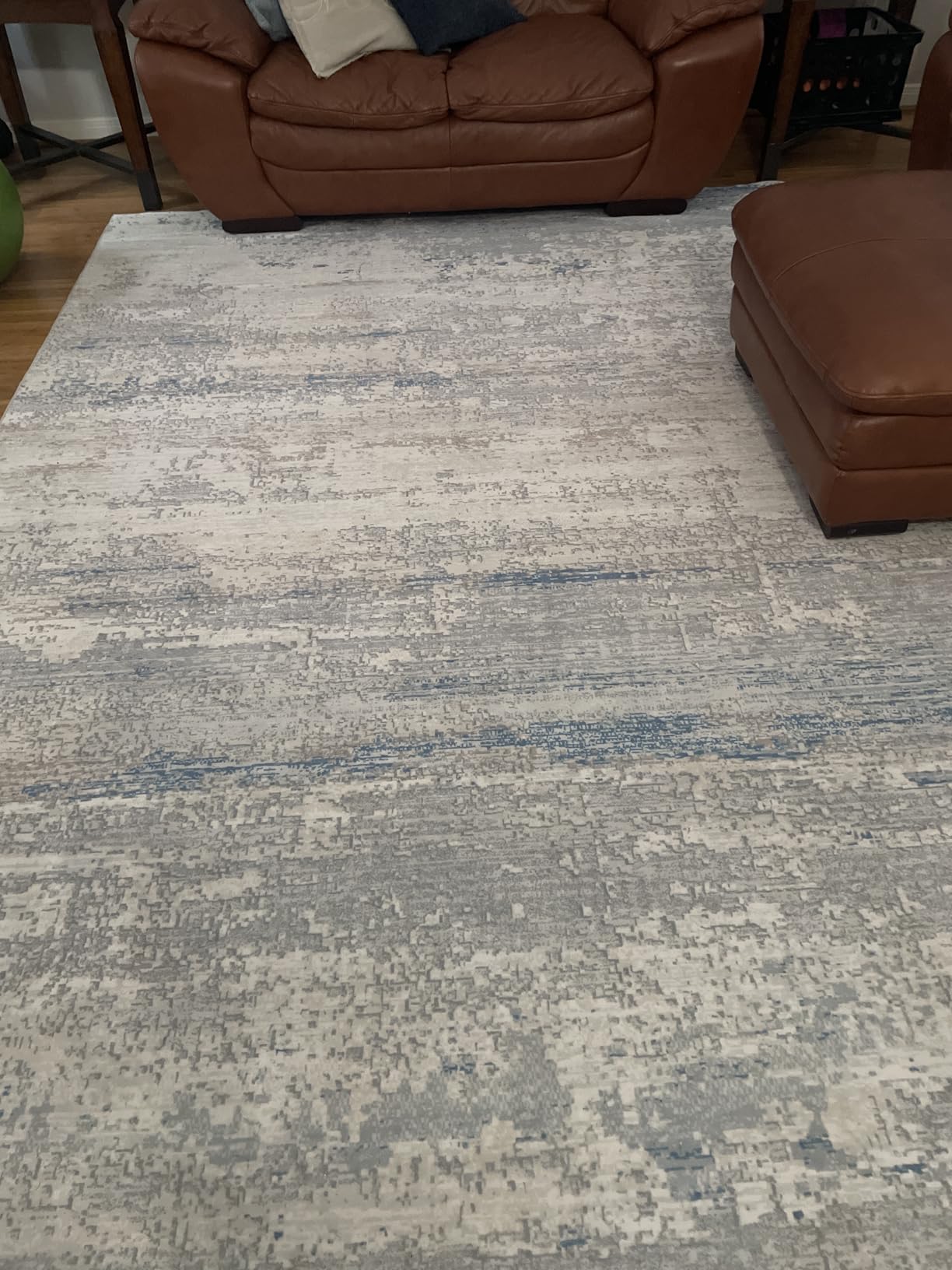 Washable Rugs 8x10 Area Rugs for Living Room- Modern Abstract Rugs for Bedroom, Dining Room, Large Soft Low Pile Carpet with Non Slip Rubber Backing, Neutral Accent Rug for Nursery Home Office customer photo 1