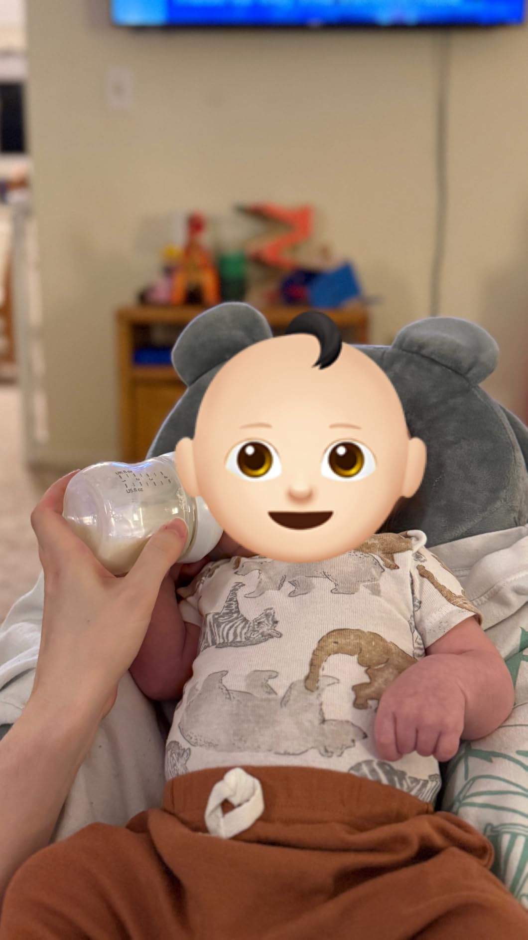 Rootling Baby Feeding Pillow, Anti Overflow Feeding Pillow for Reducing Spit-Up, Safety Nursing Pillow, Baby Lounger Reflux Wedge Breastfeeding, Removable top and Bottom customer photo 2