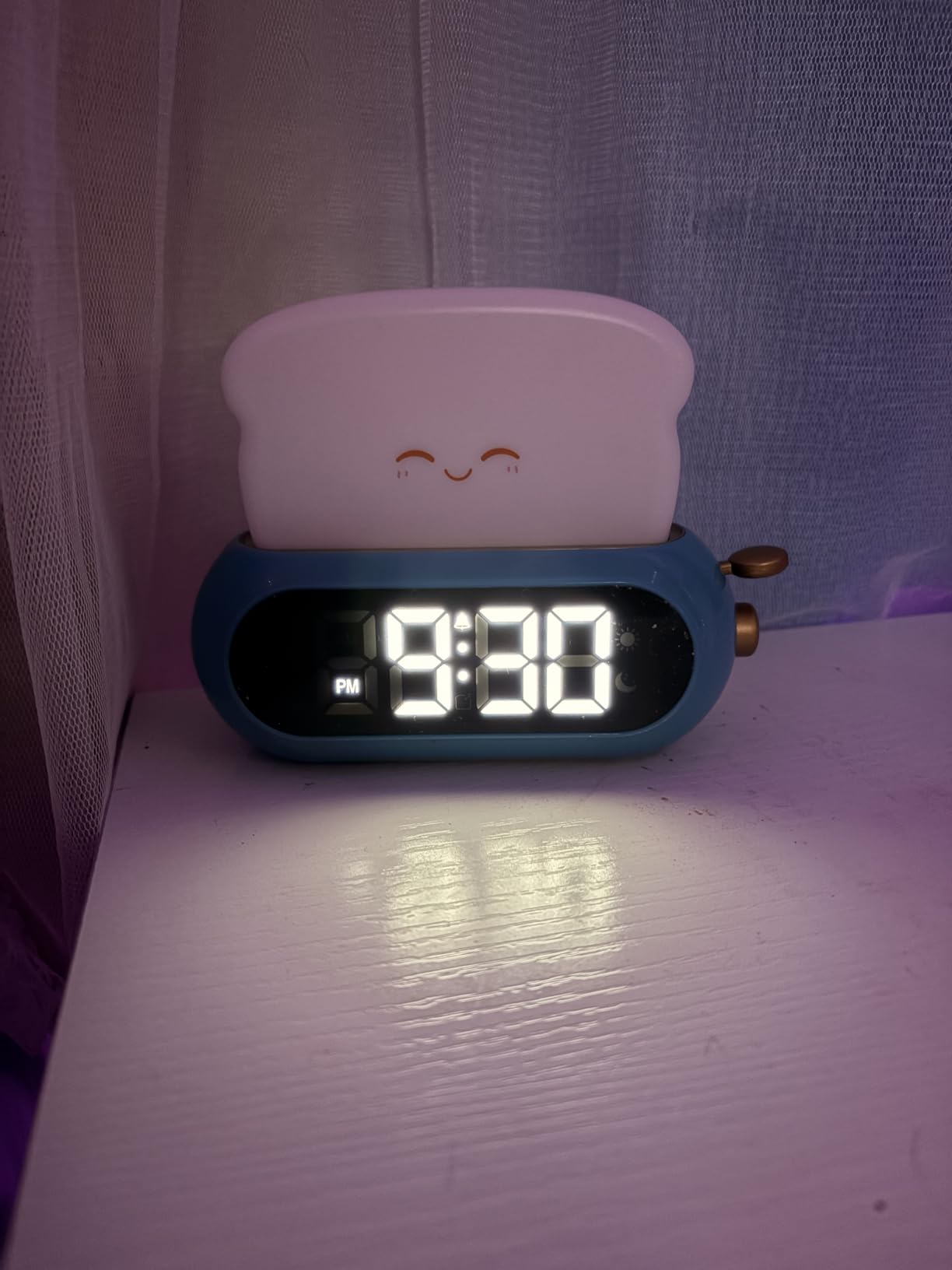 Netzu Alarm Clock for Kids, OK to Wake Clock with Night Light and Sound Machine, Pink Clock with 10 RGB Color, 6 Alarm Tones, Nap Timer, Snooze, Bedside Clocks for Girls Kids Teens Birthday Gifts customer photo 1