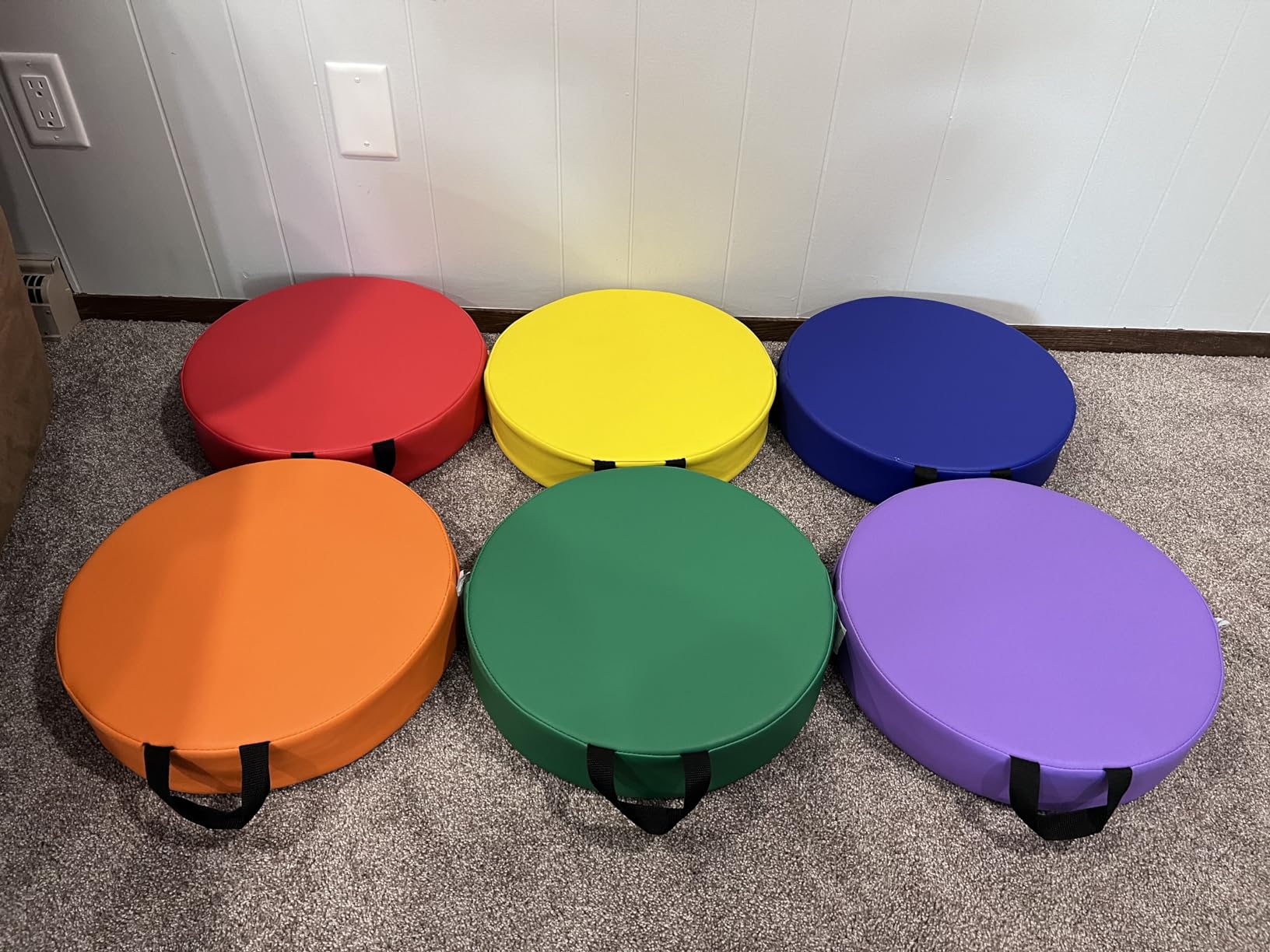 Costzon 6-Piece 16 inch Kids Floor Cushion, 2.5