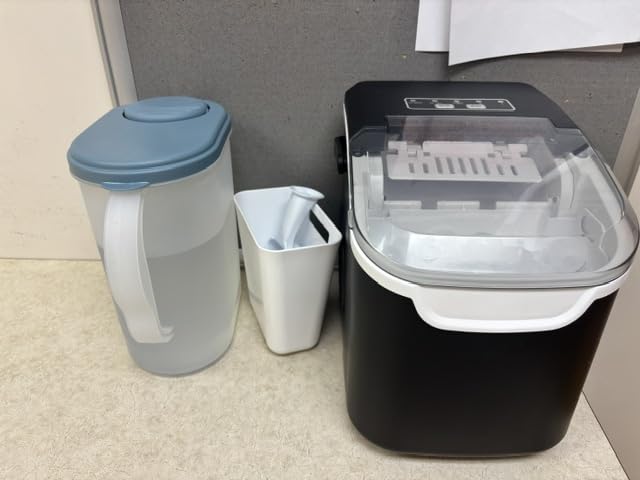 Antarctic Star Nugget Ice Maker Countertop - 44LB/Day, Self-Cleaning Portable Ice Machine with LED Display, 10-15 Minute Fast Ice Making for Home/Office/Bar customer photo 1