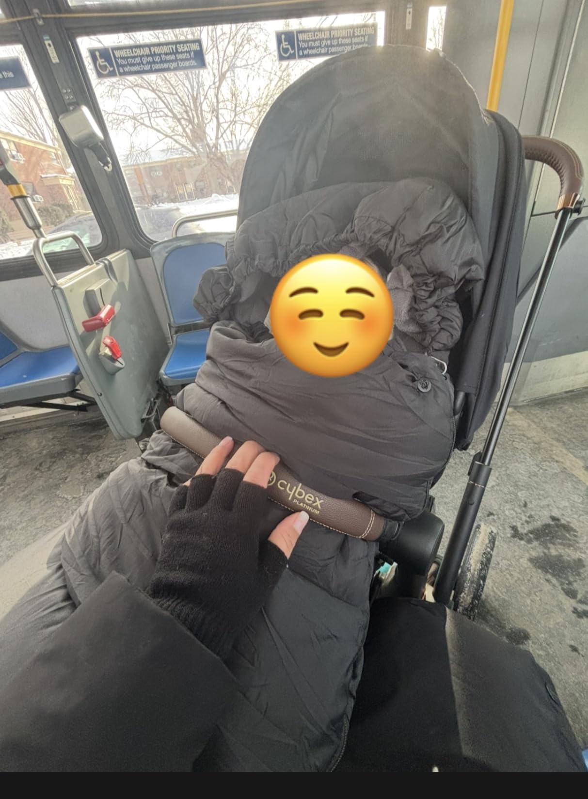 Warm and Cozy Winter Stroller Cover for Baby - Waterproof Bunting Bag with Soft Fleece Lining and Universal Fit for Strollers - Protective Footmuff Blanket for Ultimate Comfort in Wind, Rain & Snow customer photo 2