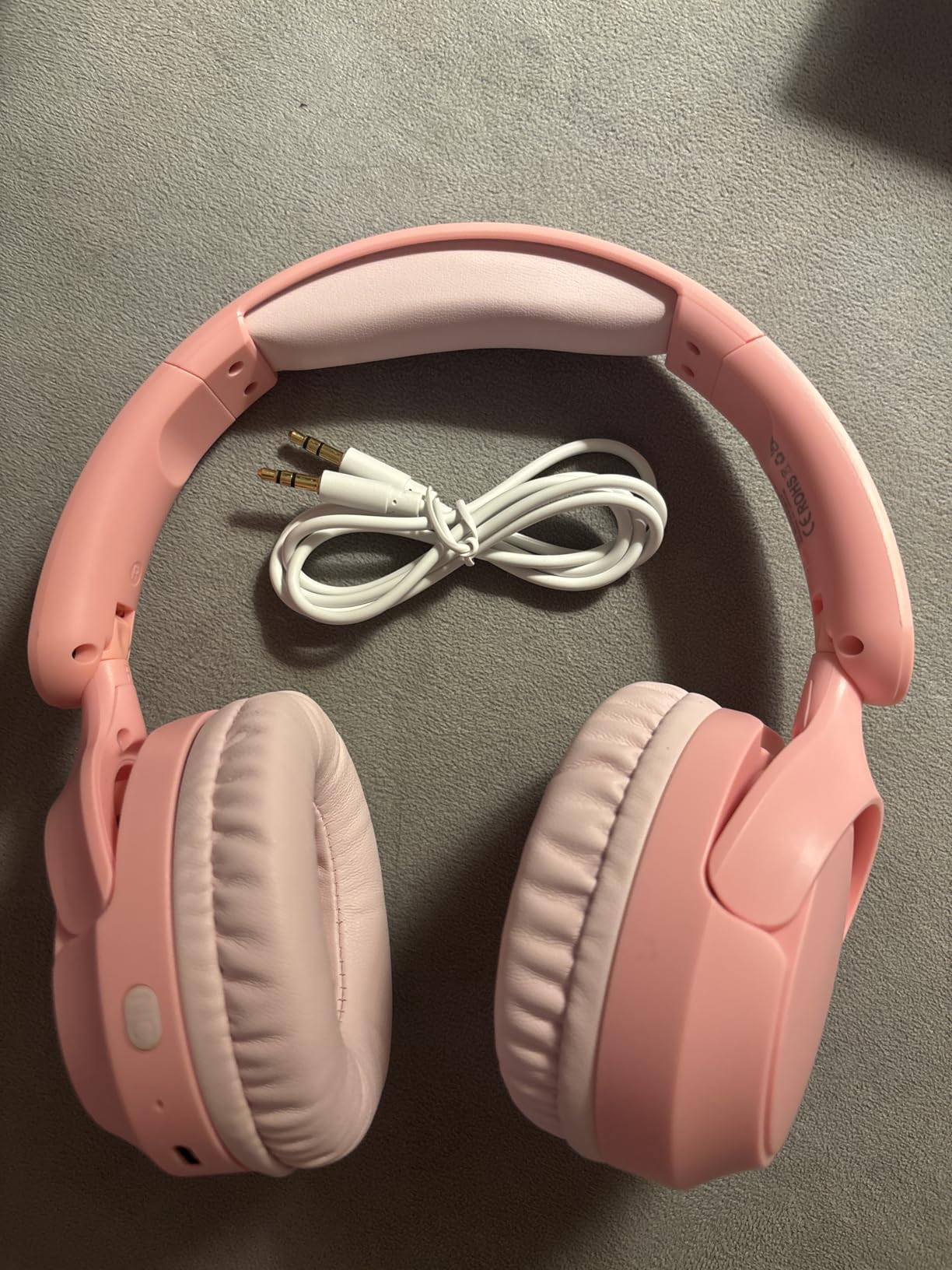 Kids Bluetooth Headphones Active Noise Cancelling, 68H Play Time, Lightweight Wireless Foldable Over-Ear Headphone for Kid Toddler, Volume Limited 85/94dB, Headsets with Built-in Mic Blue customer photo 2