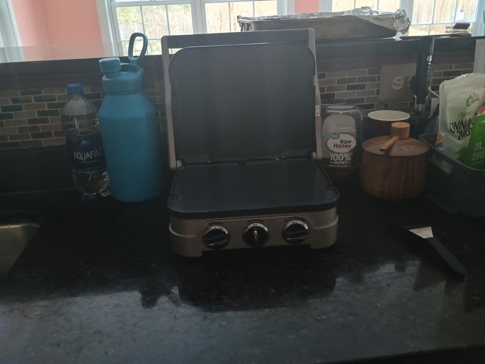 Cuisinart Griddler Indoor Grill & Panini Press, Dishwasher-Safe Nonstick Cooking Plates, Stainless Steel, GR-11NAS customer photo 1