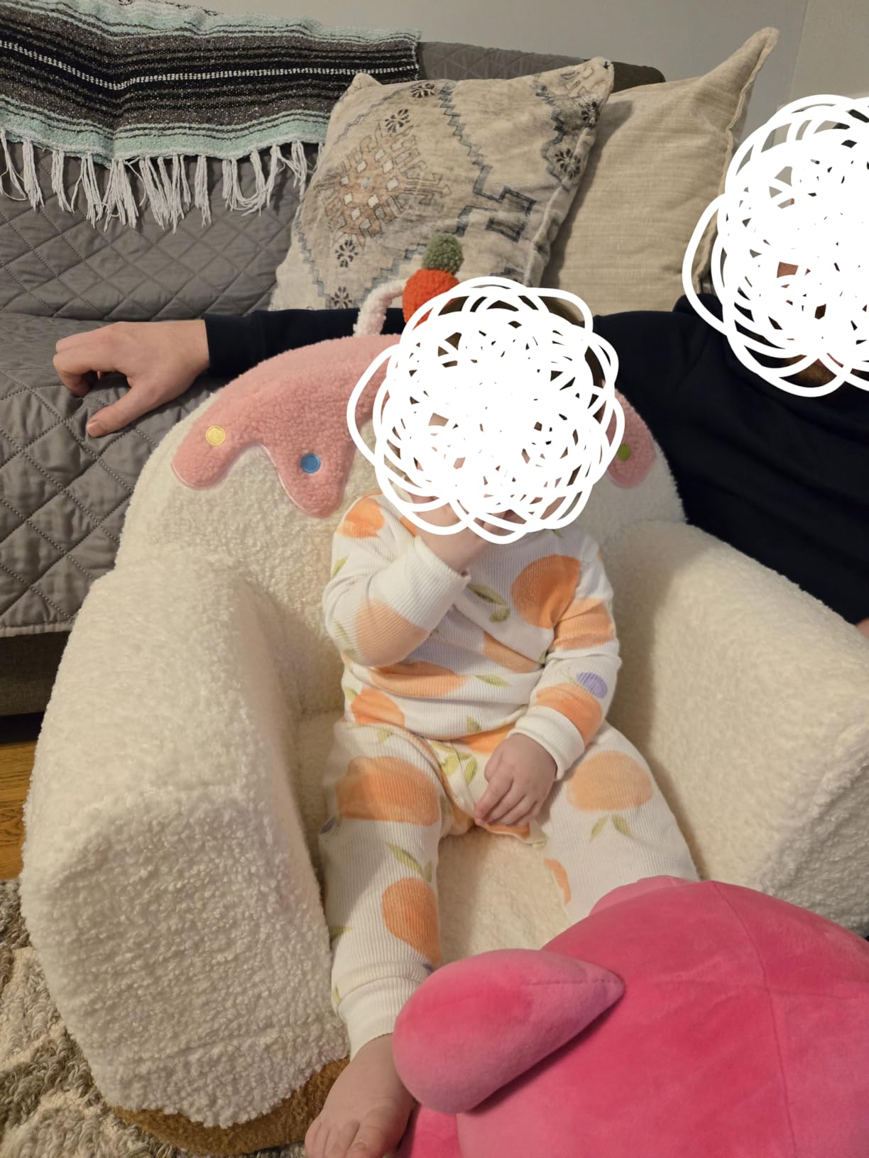 OUOZZZ Toddler Chair for Ages 1-6, Ice Cream customer photo 2