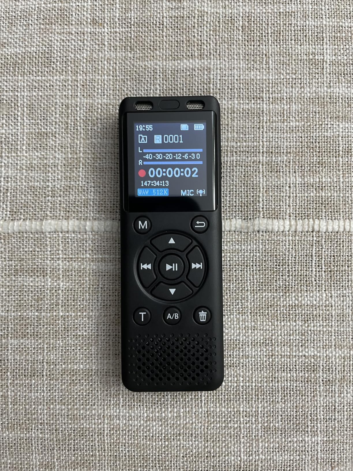 Tonfarb 64GB Digital Voice Recorder with Playback, Audio Recording Device for Lectures Meeting/Classes/Interviews, Tape Recorder with Voice Activated, Password, Noise Reduction, A-B Repeat, MP3 Player customer photo 1