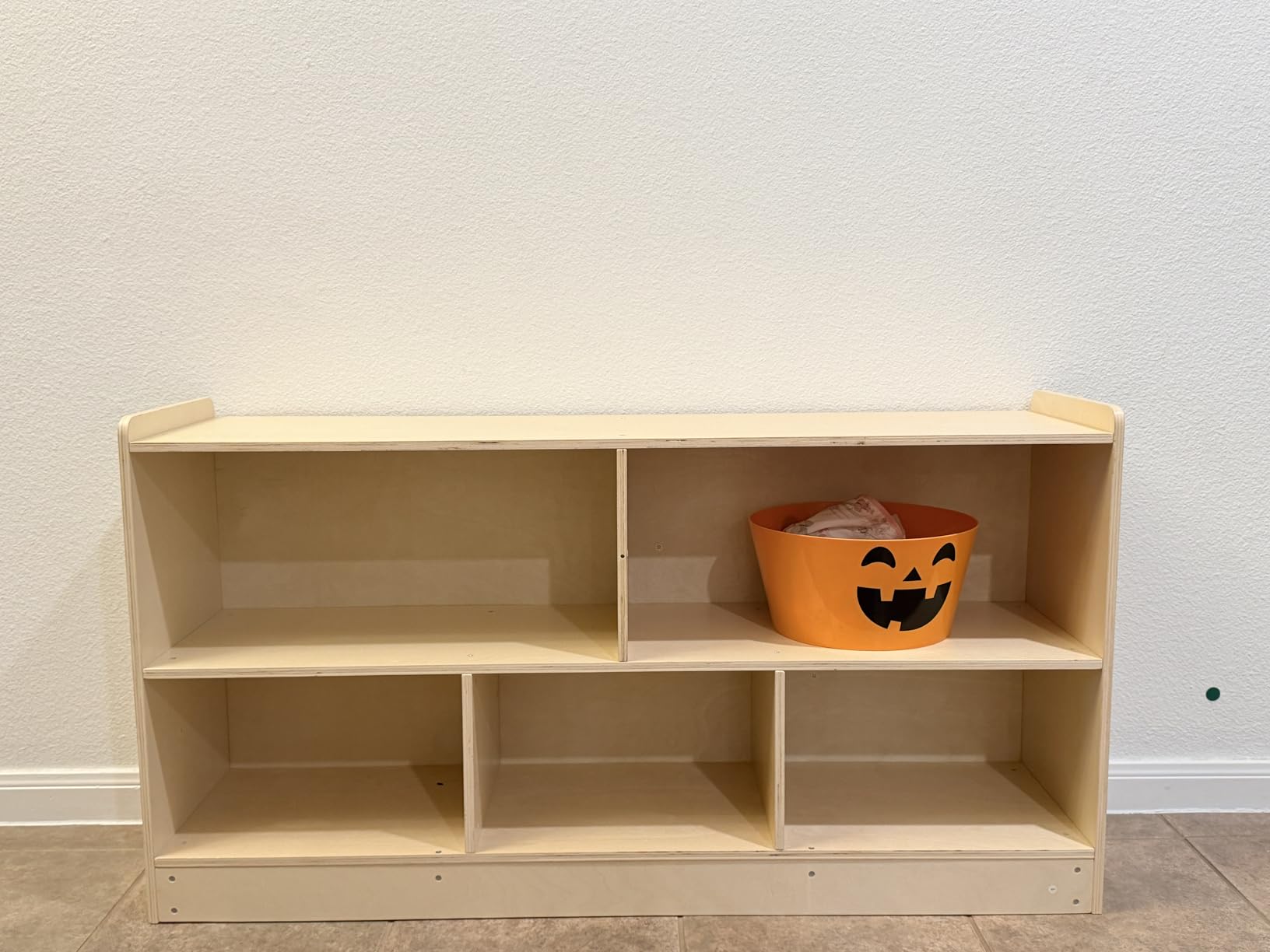Leeshyah Wooden Toy Shelf for Kids, Montessori Book & Toy Organizer with Open Shelving, 5-Section Customizable Layout for Kids' Room, Playroom & Classroom customer photo 2