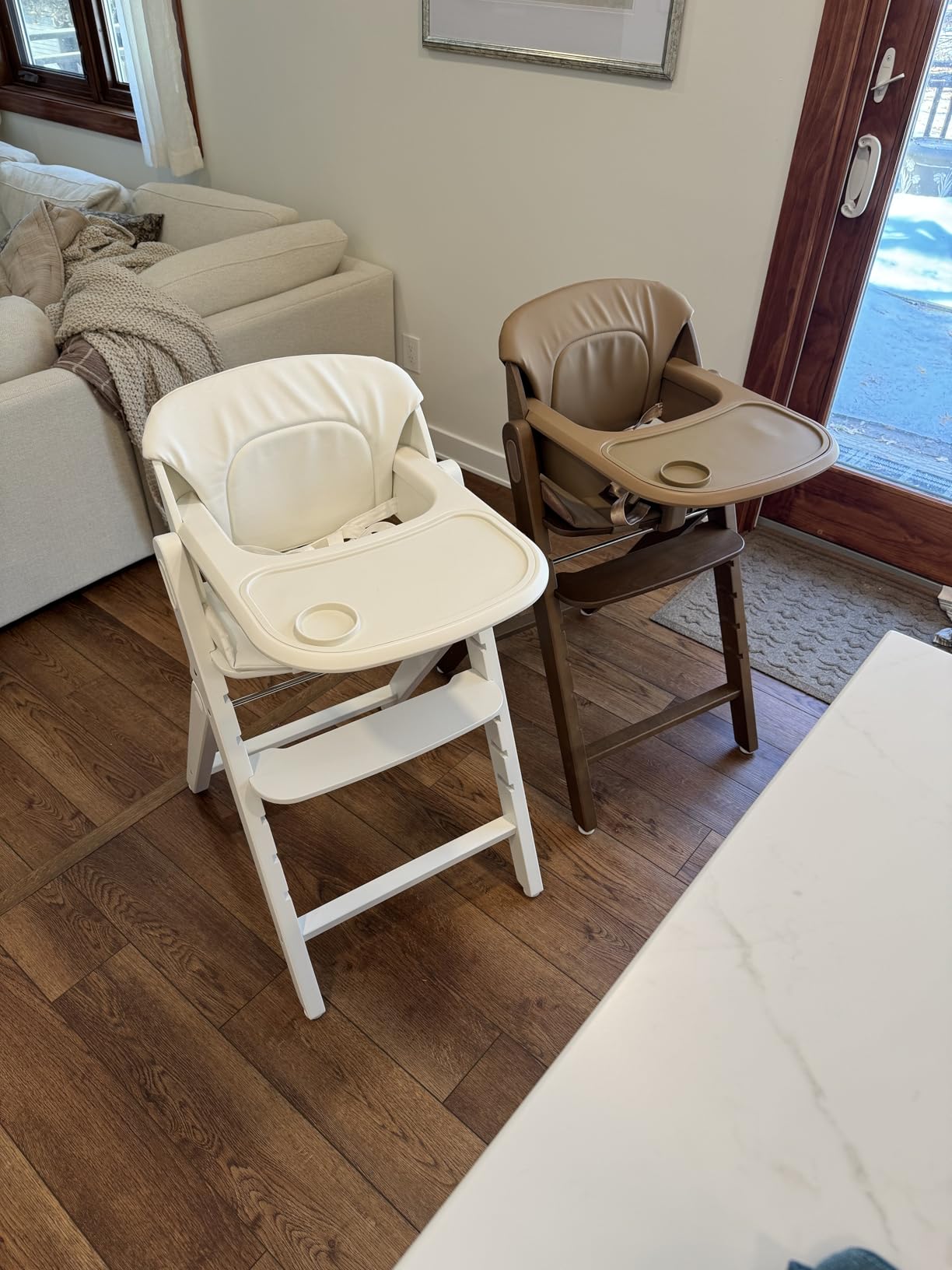 Mamazing GrowPod Pro Wooden Baby High Chair for 6 Months to 300lbs, Easy to Clean with Tray, Compact Foldable Highchair for Kitchen & Dining Room, with 5-Point Safety Harnesses and Guard Bar customer photo 2