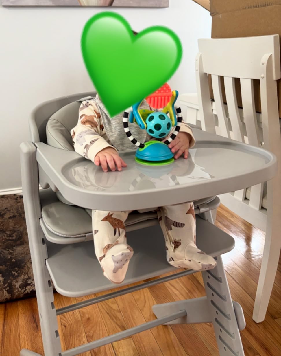 Obee Odee Full-Body Washable Baby High Chair with Soft Cushion, Adjustable for 6 Months to 220 Lb - Multifunctional and Convertible High Chairs for Babies and Toddlers -Portable and Easy Operation customer photo 2