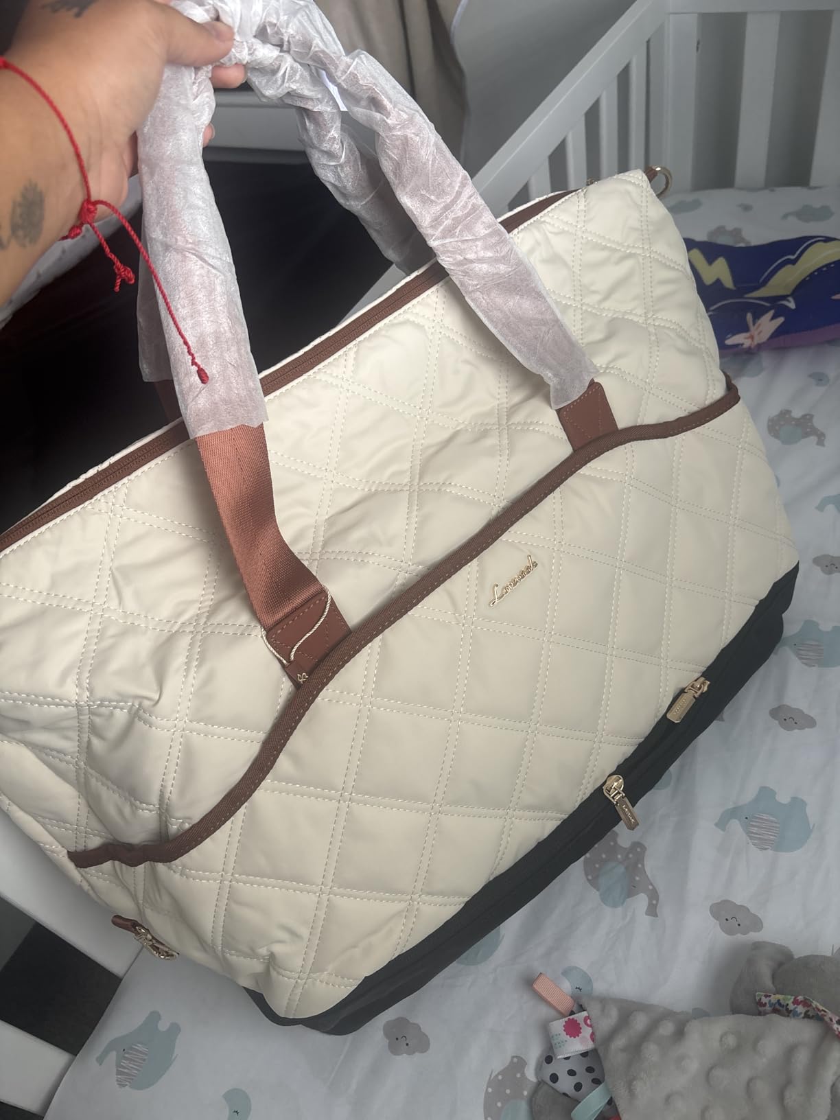 LOVEVOOK Weekender Bags for Women with Shoe Compartment, Lightweight Travel Duffle Bag with Wet Pocket, Hospital Overnight Bags for Women Labor Delivery, Personal Item Carry On Bag for Gym, Sport customer photo 1