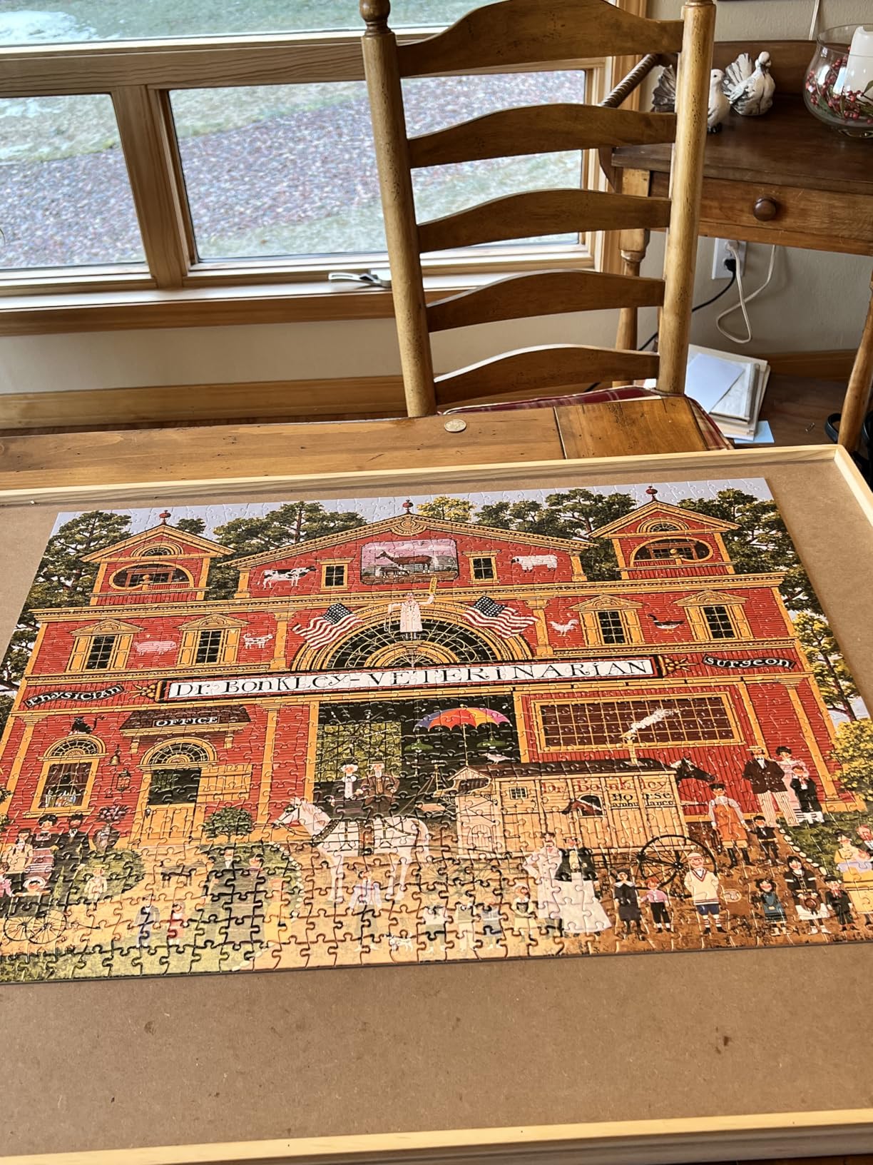 Buffalo Games - 1000 Piece Jigsaw Puzzle - Dr. Bonkley's Family - Charles Wysocki Colorful Puzzle for Adults - Precision-Cut Pieces, Beautiful Artwork, and Hours of Relaxing Fun customer photo 1