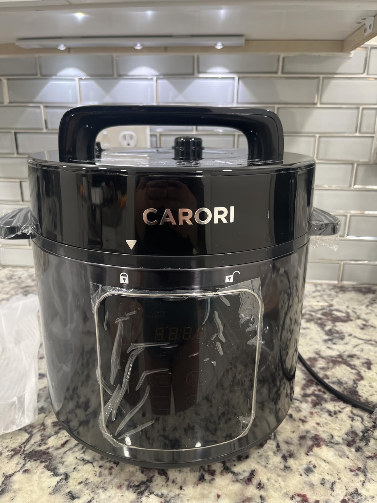 12-in-1 Electric Pressure Cooker 8 Quart, 1200W Multi-Cooker with Stainless Steel Pot, Slow Rice Cooker, Saute, Steamer, Yogurt & Food Warmer, Delay Timer, Black customer photo 2