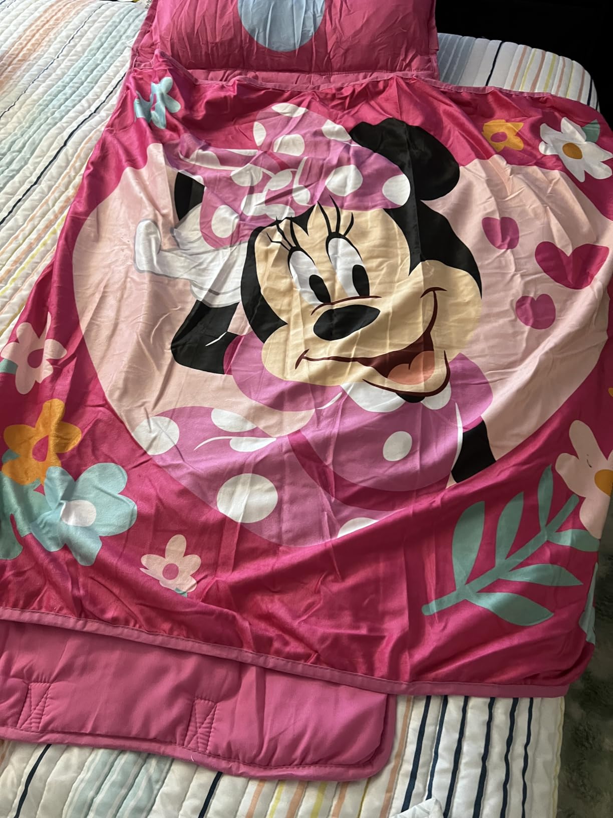 Jay Franco Kids Nap Mat with Embedded Pillow & Blanket - Soft 46