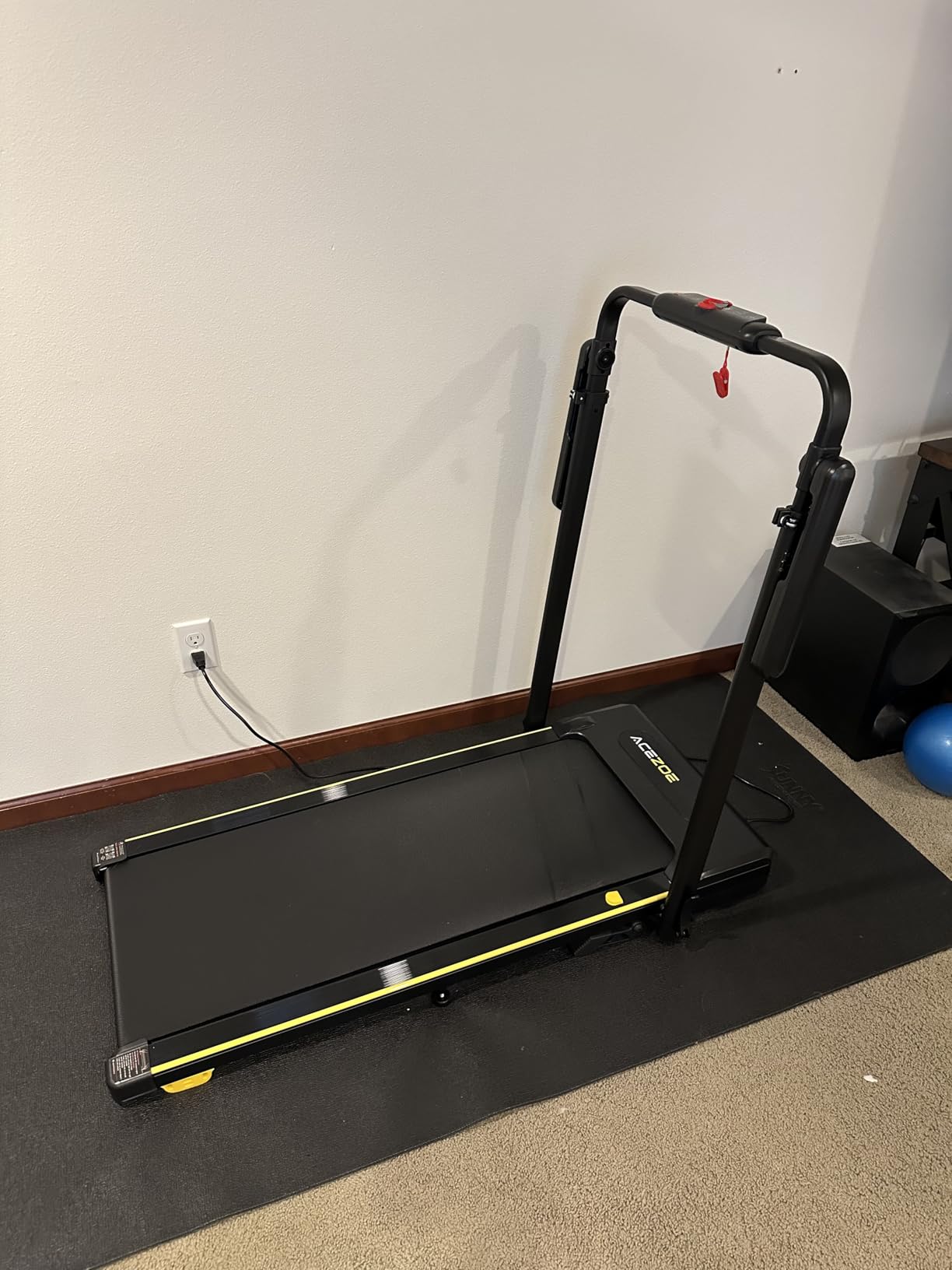 Acezoe 3 in 1 Under Desk Treadmill with Incline, Walking Pad with Removable Desk Workstation, Adjustable Height for Different Need, 300lbs Capacity, Foldable Compact for Home Small Office customer photo 1
