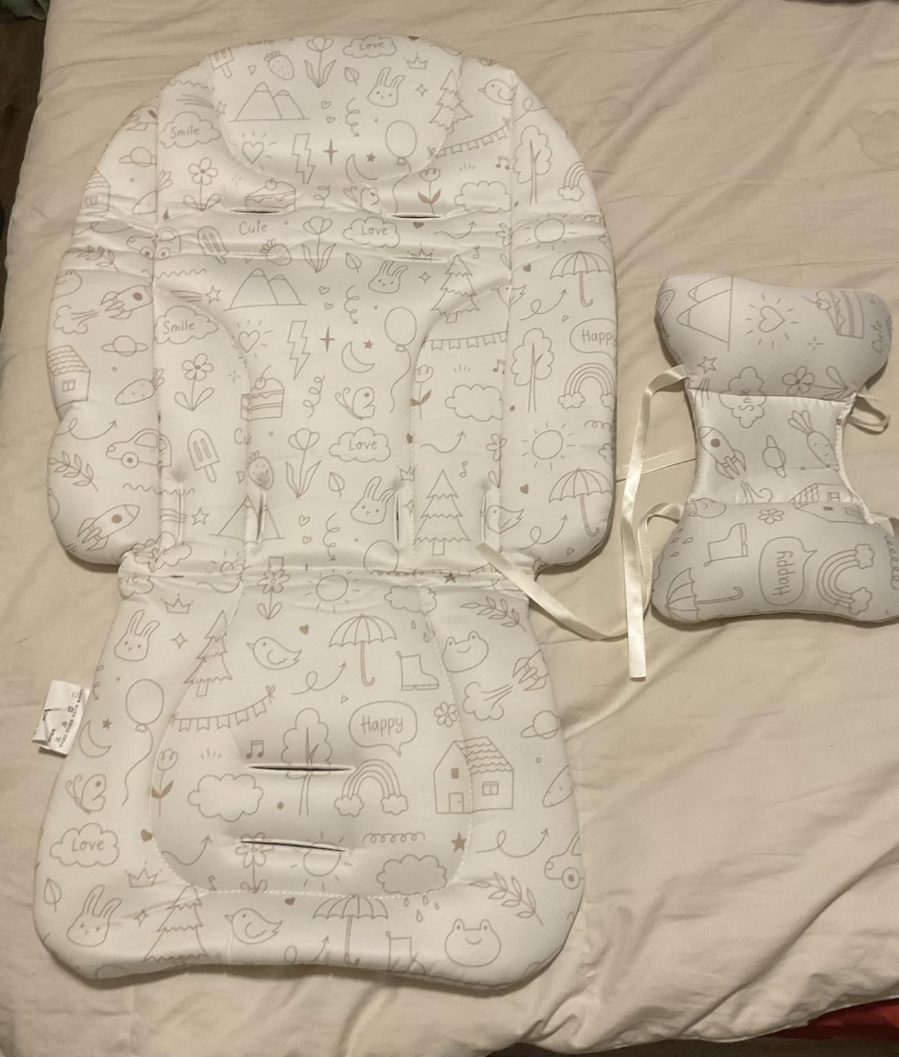 High Chair Cover Compatible with Graco - Detachable & Machine Washable, Soft Padding with Neck Support, 4-Season Universal Seat Pad customer photo 2
