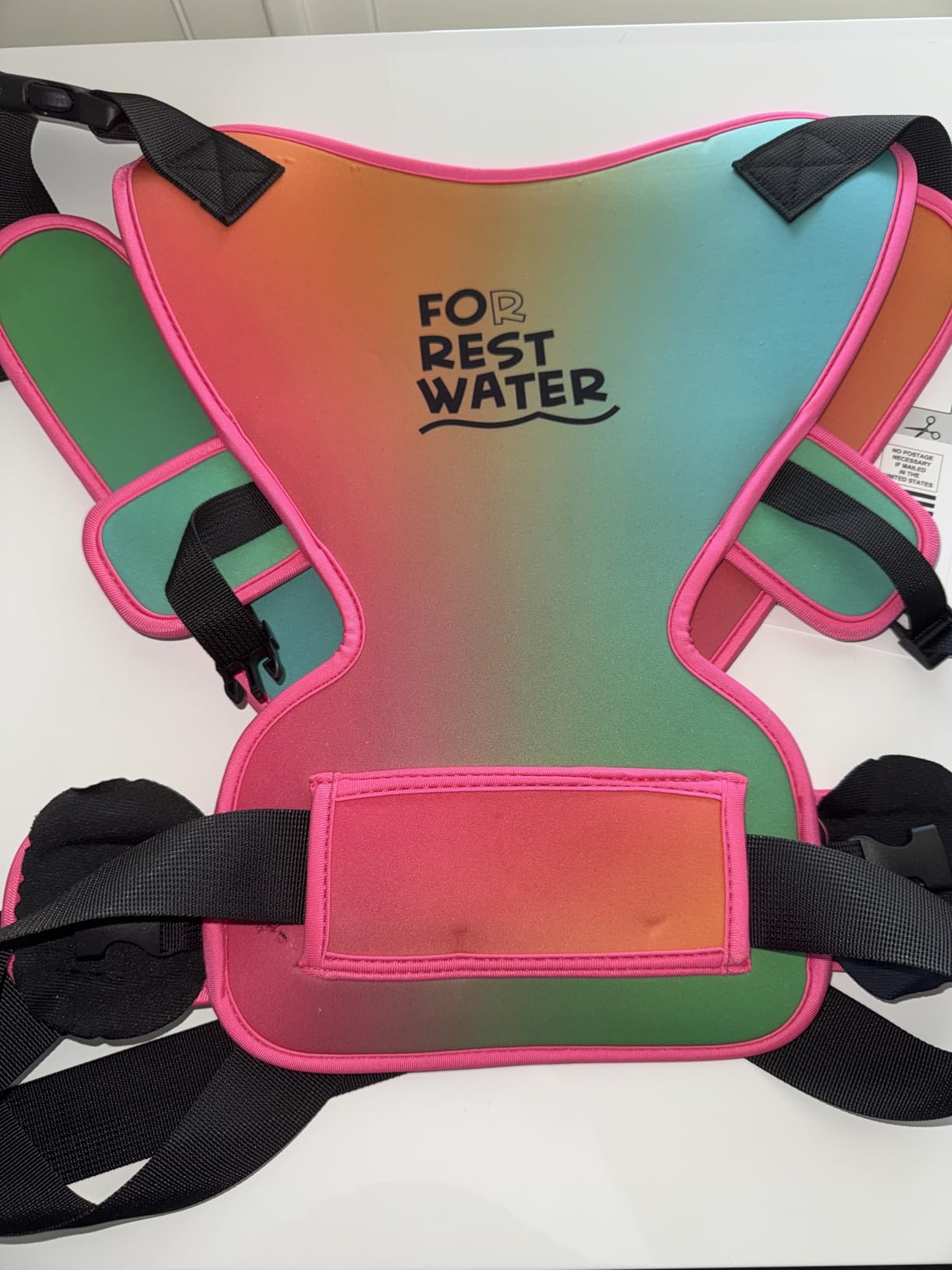 Baby Carrier - Premium Neoprene Ergonomic for Warm & Safe Water & Land Fun (4-24 Months) - Adjustable Infant & Toddler Harness - Summer & Winter Baby Carrier (Blue3538C) customer photo 1