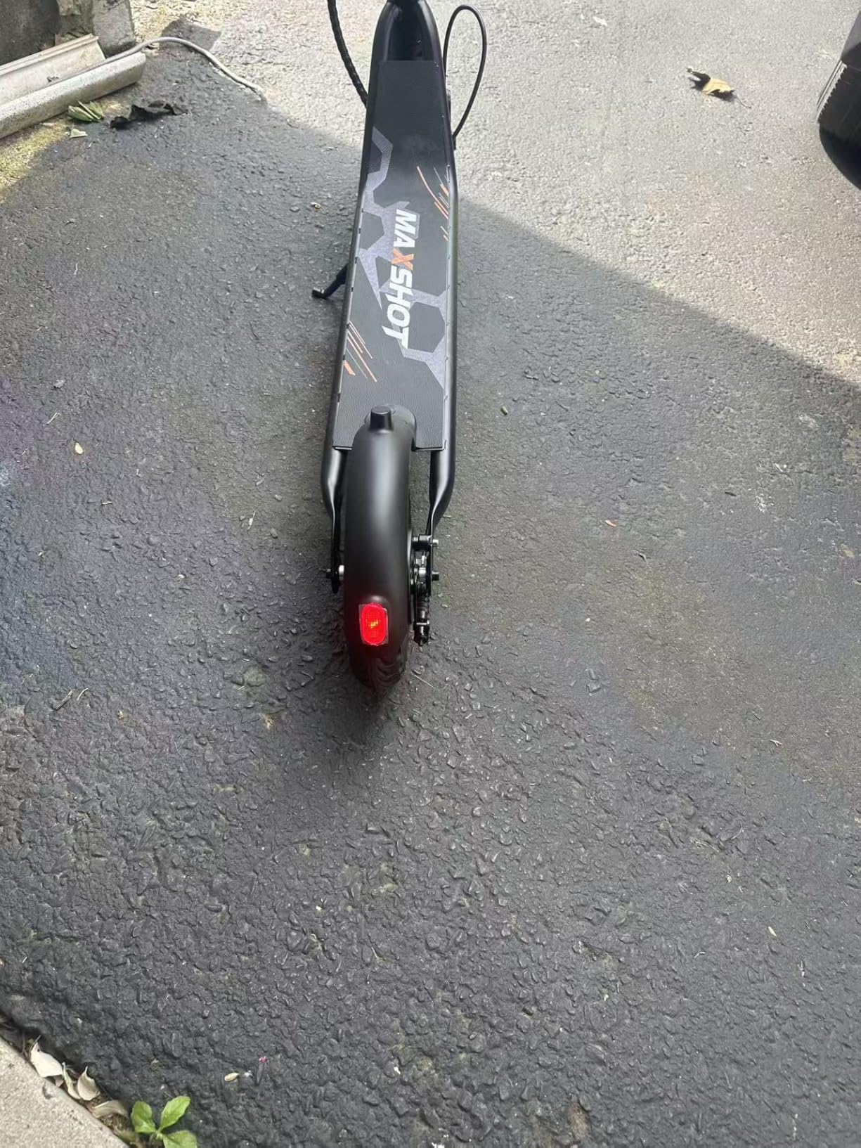 Maxshot Electric Scooter, 350W/500W Powerful Motor, 19-22 MPH Max Speed, 15-28 Miles Range, Foldable escooter with Dual Braking Systems, Smart APP customer photo 2