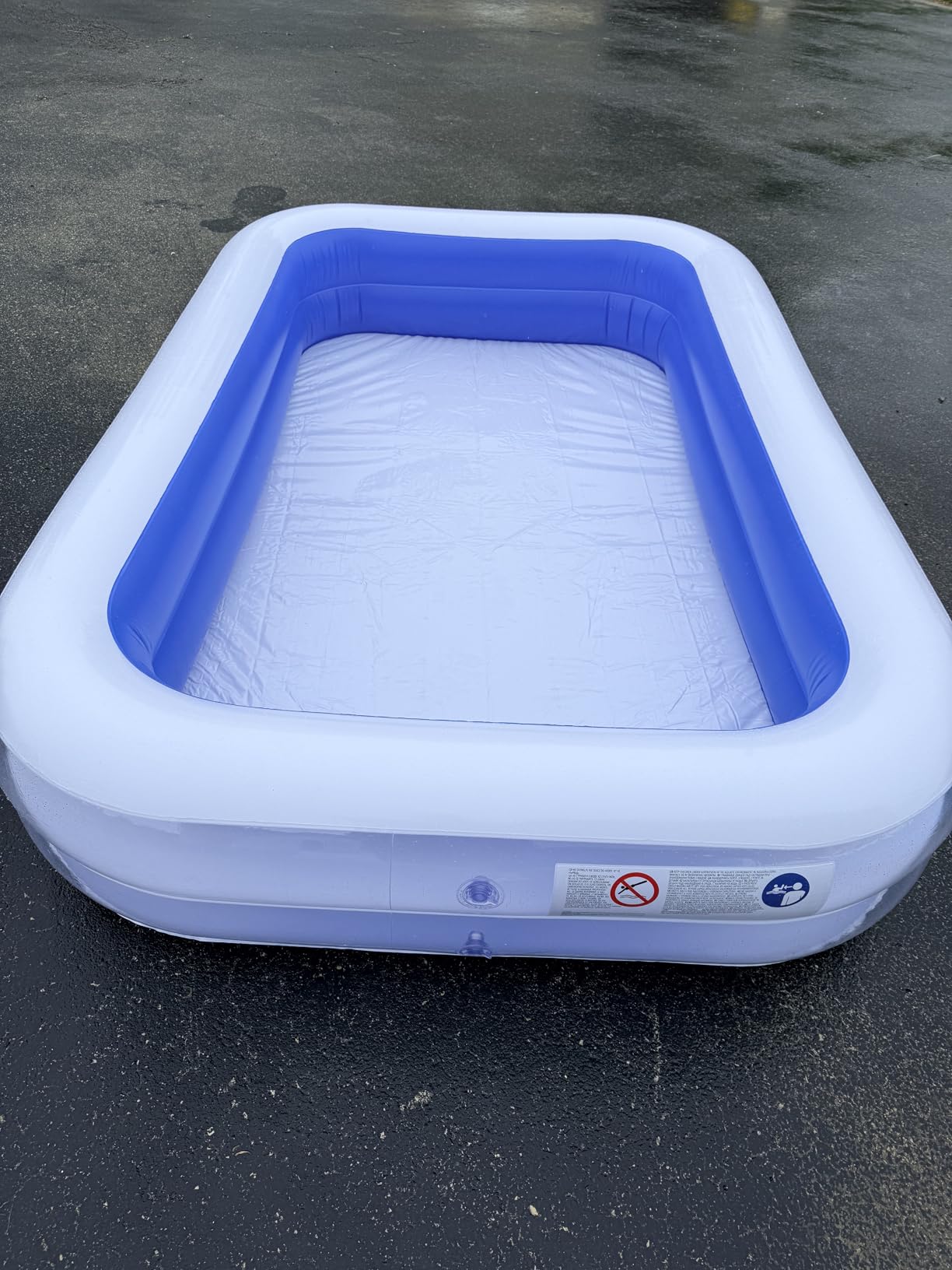 Inflatable Pool - Family Swimming Pool for 2-3 Adults, 100