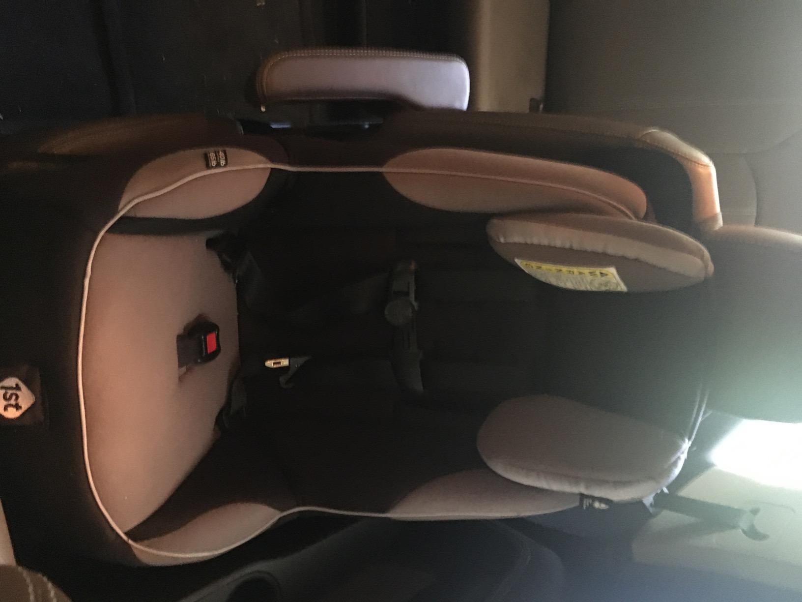 Ponjson Auto Car Leather Seats Waterproof Thick Padding & Non-Slip Seat Cover Pad for Child Baby Safety Seat with Organizer Pockets - 2 Pack Carseats for Most Cars customer photo 1