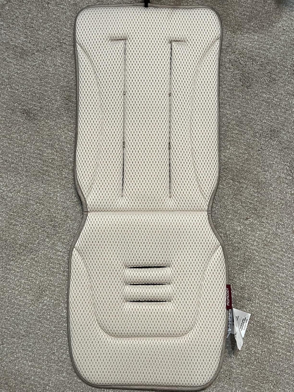 Momcozy Reversible Stroller Seat Liner, Water-Resistant & Easy Clean Side, Breathable & Comfortable Mesh Side, Universal 3-Hole Adjustable Design, All-Season Cushion Pad for Strollers, Carriages customer photo 2