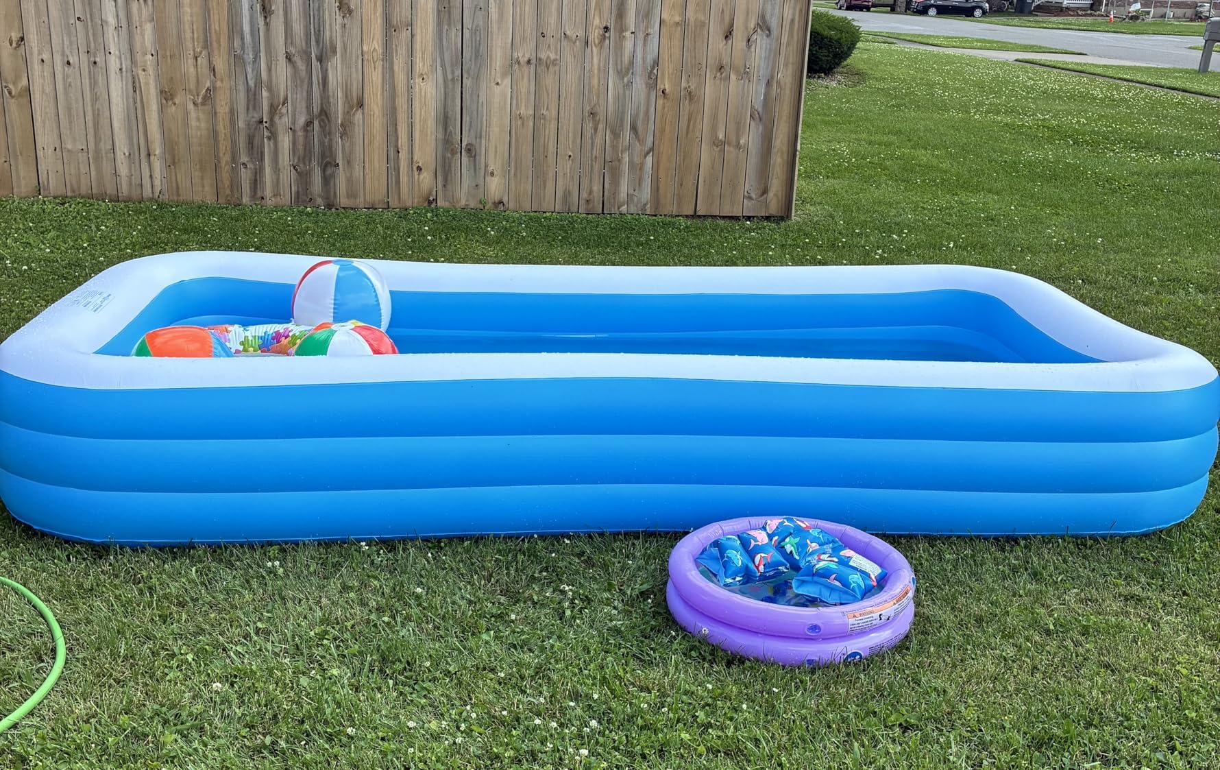 GISAEV Large Inflatable Swimming Pool 145
