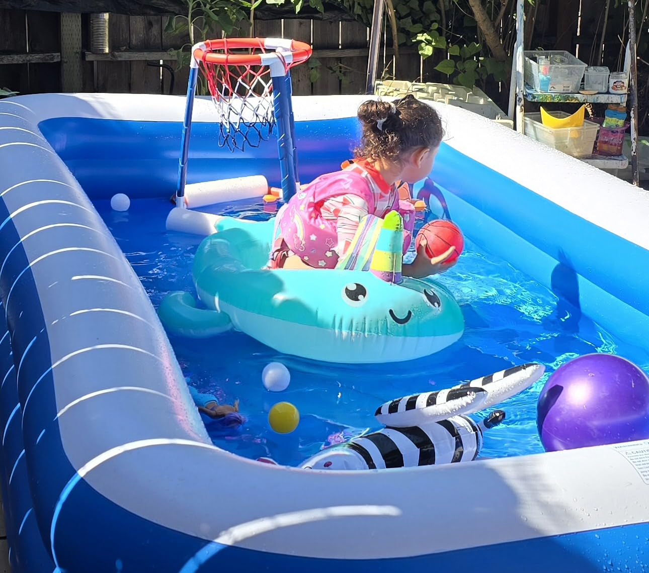 GISAEV Large Inflatable Swimming Pool 120