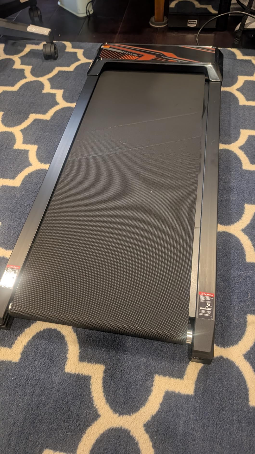 2.5HP Walking Mat with Incline pad, Under Desk Treadmill, Walking Running Pad with Remote, 3 in 1 Low Noise Small Mini Portable Treadmill with LED Screen, Compact Treadmills for Home, 265lbs Capacity customer photo 2