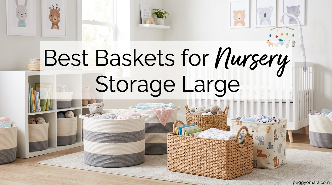 Best Baskets for Nursery Storage Large