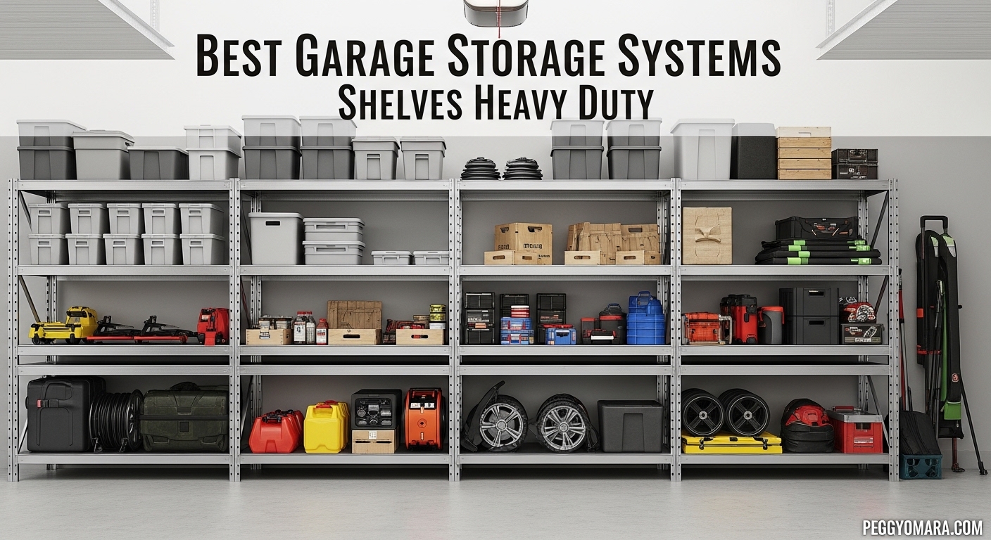 Best Garage Storage Systems Shelves Heavy Duty