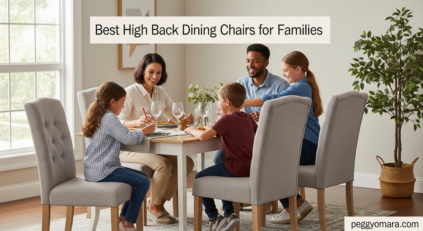Best High Back Dining Chairs for Families