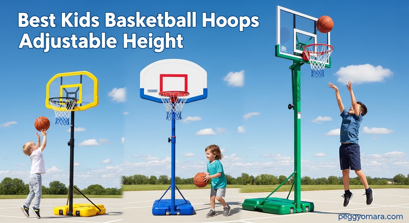 Best Kids Basketball Hoops Adjustable Height