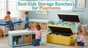 Best Kids Storage Benches for Playrooms