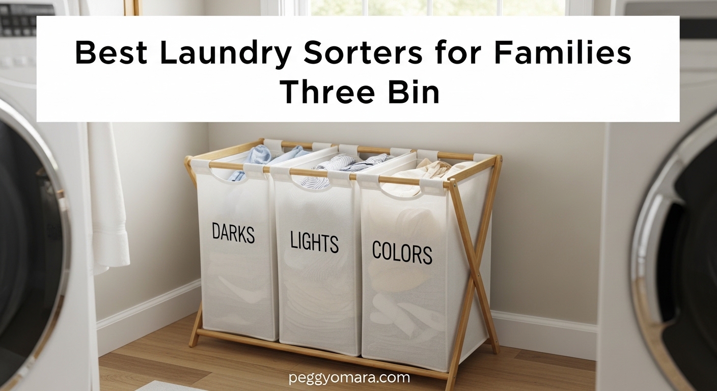 Best Laundry Sorters for Families Three Bin