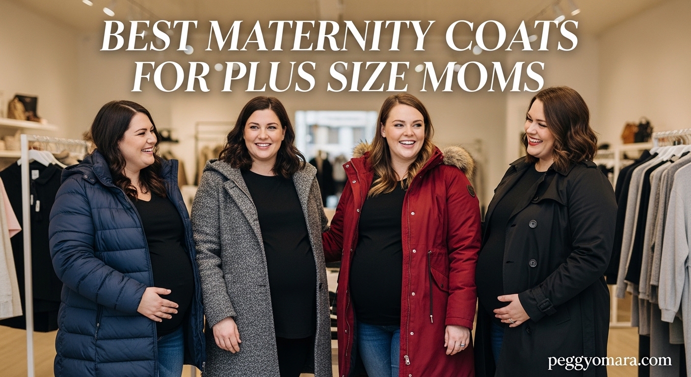 Best Maternity Coats for Plus Size Moms
