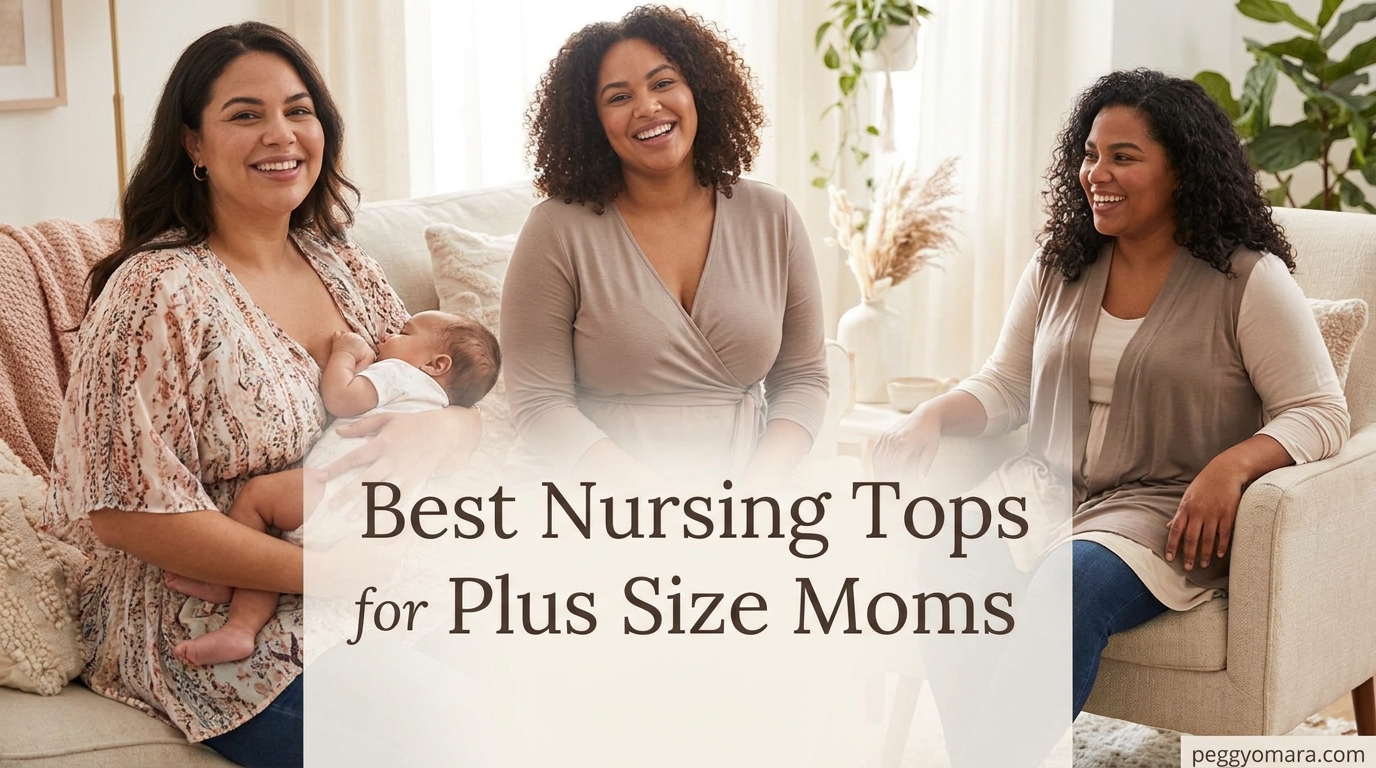 Best Nursing Tops for Plus Size Moms
