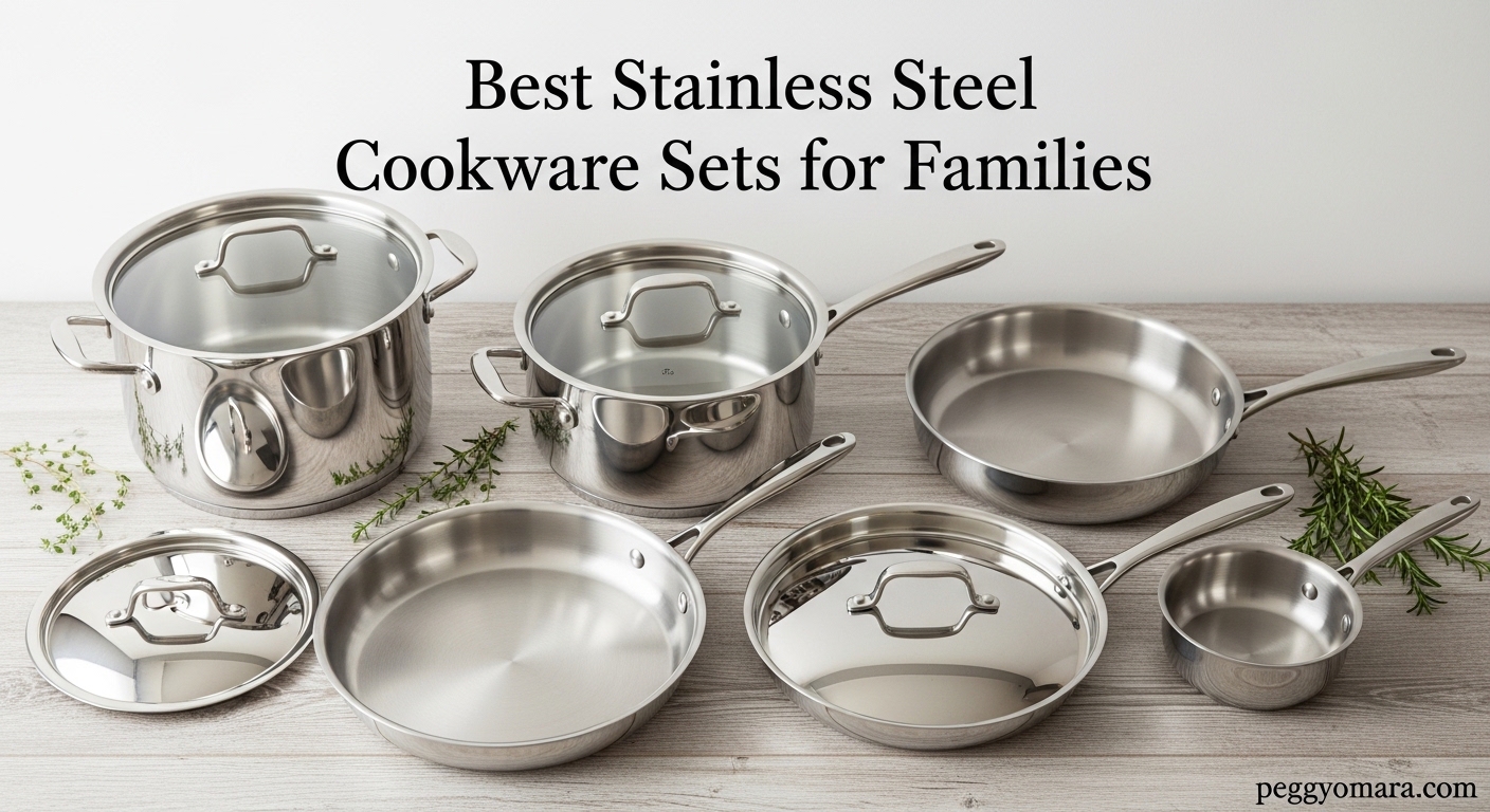 Best Stainless Steel Cookware Sets for Families