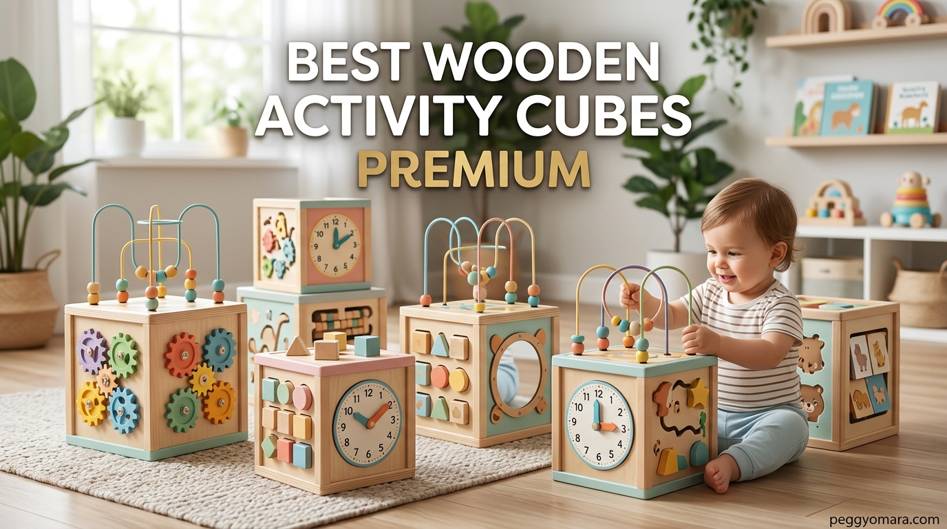 Best Wooden Activity Cubes Premium