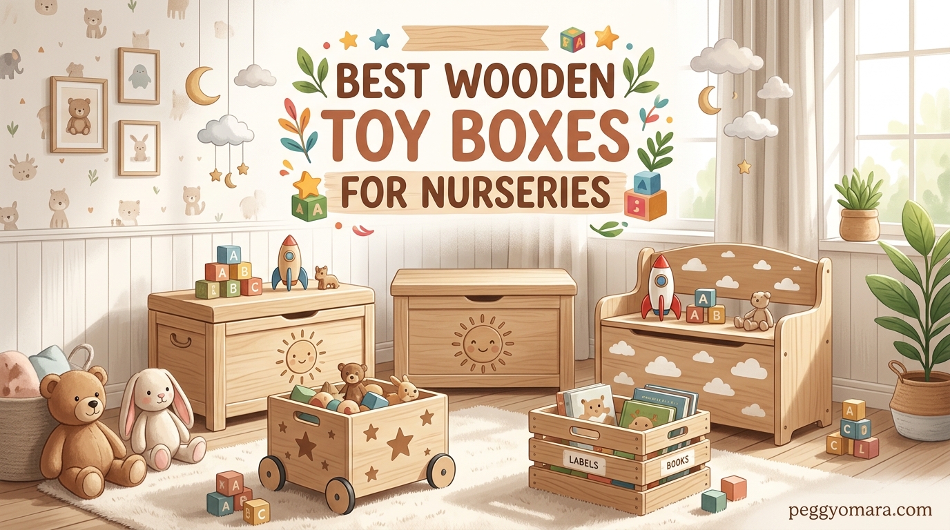 Best Wooden Toy Boxes for Nurseries