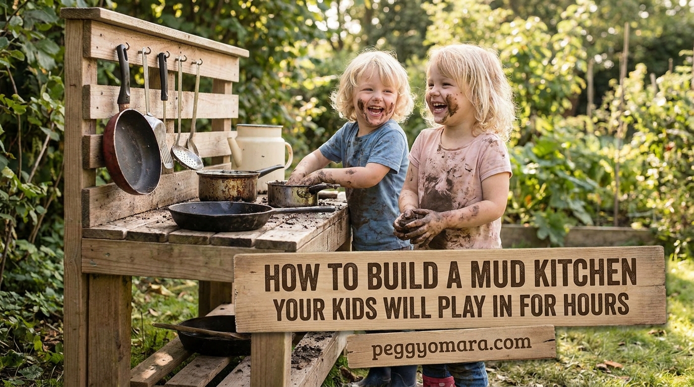 How to Build a Mud Kitchen Your Kids Will Play In for Hours