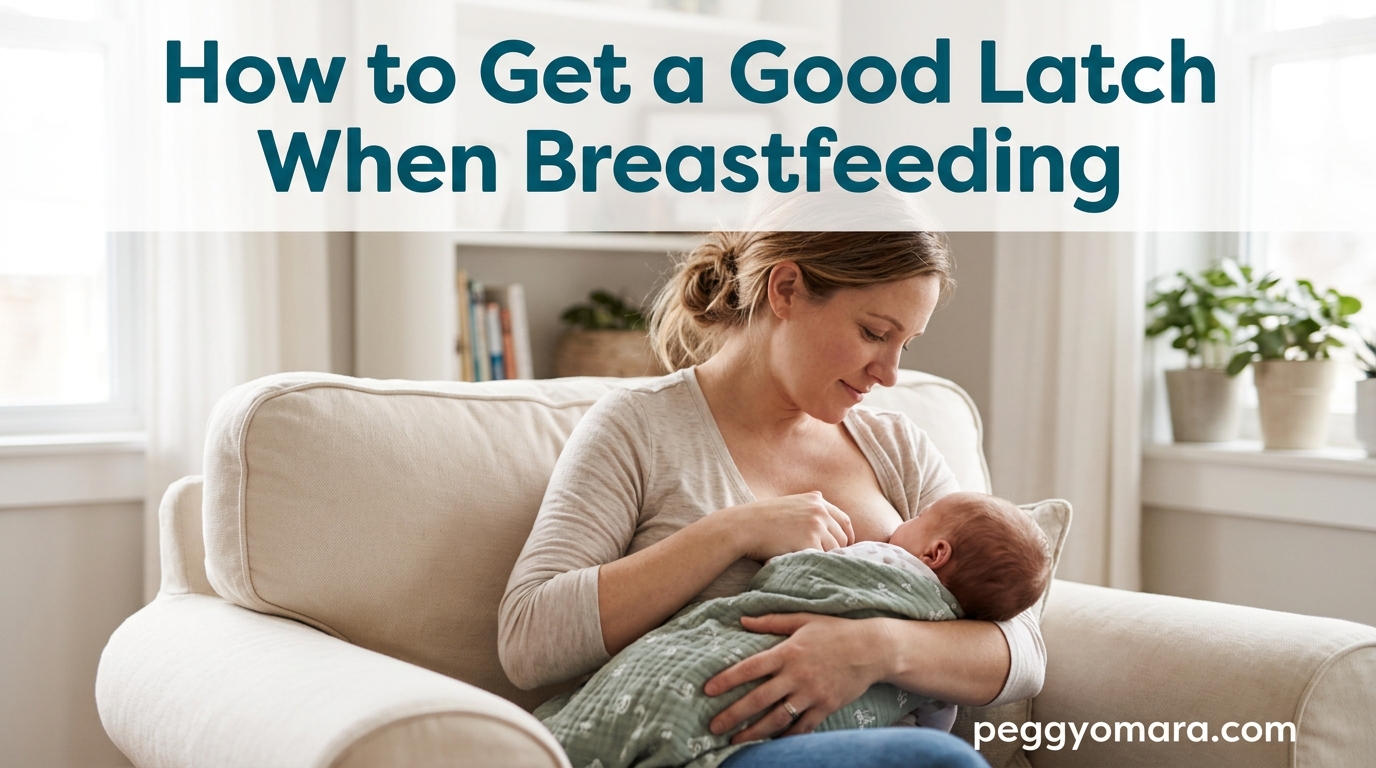 How to Get a Good Latch When Breastfeeding