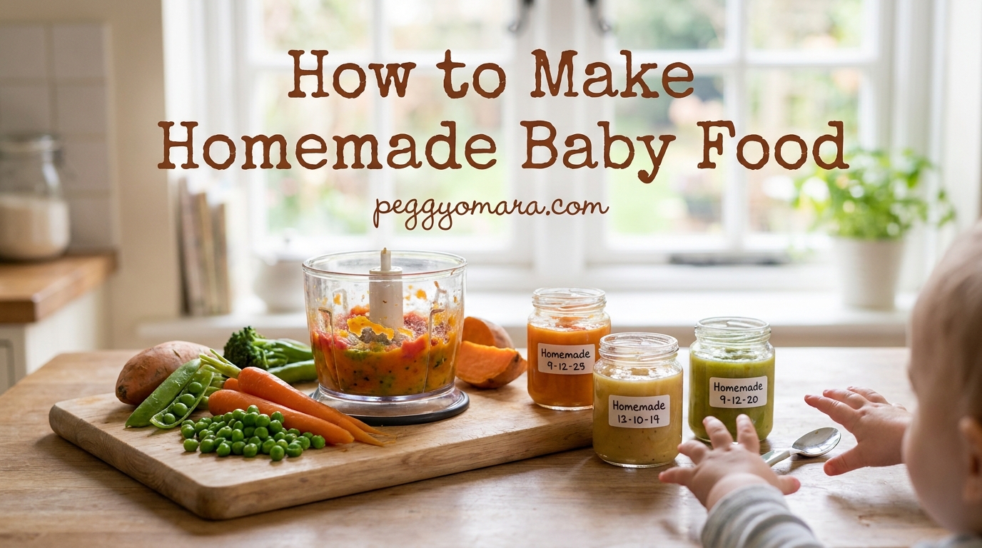 How to Make Homemade Baby Food
